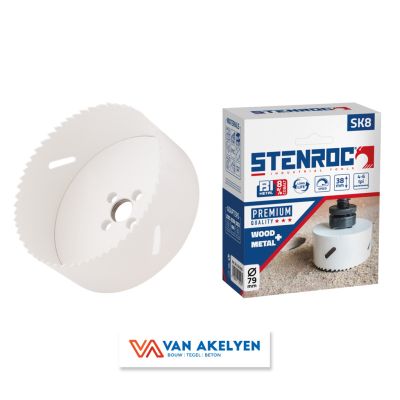 Prof Praxis - Bi-Metalen gatzaag SK8 - PREMIUM -  76 mm