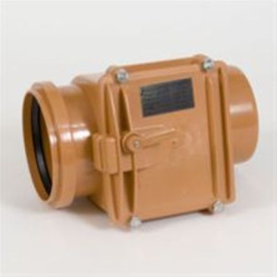 PVC - d 125 - terugslagklep 