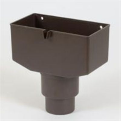 PVC - vergaarbak bruin 