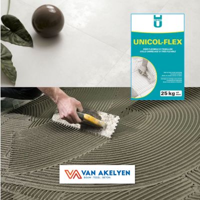 Unicol-Flex - wit (25 kg) S1-poedertegellijm