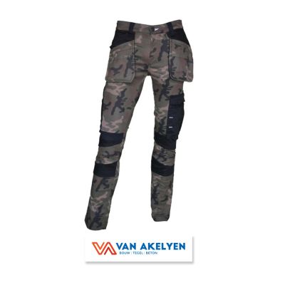 Werkbroek SJ MENDURA CAMO 