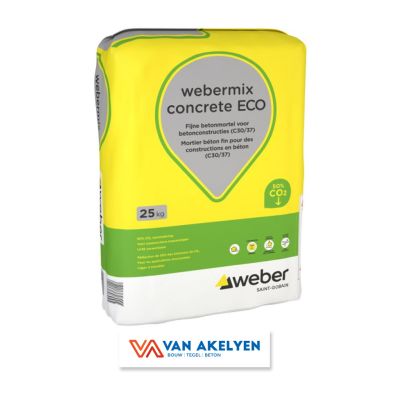 Weber - Webermix concrete ECO grijs (25 kg) betonmortel
