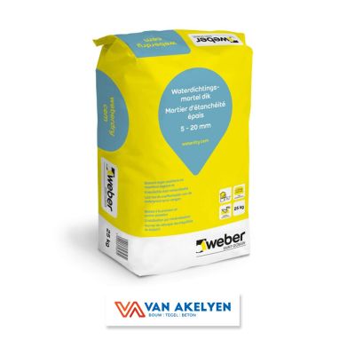 Weber - Weberdry.cem grijs (25 kg) waterdichtingsmortel  (alternatief Putzuna)