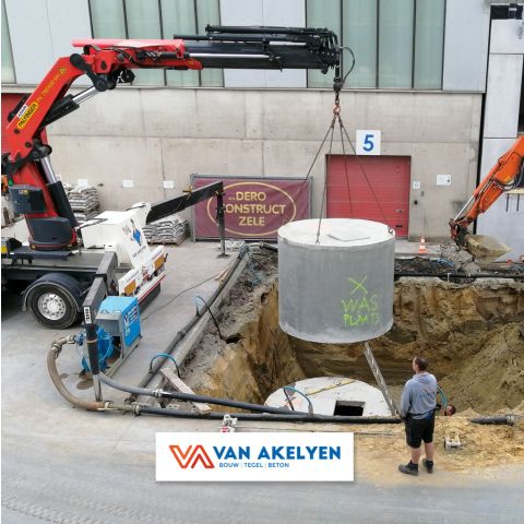 Regenput beton - 10000 liter - h 2.20 m / dia 2.70 m - A15